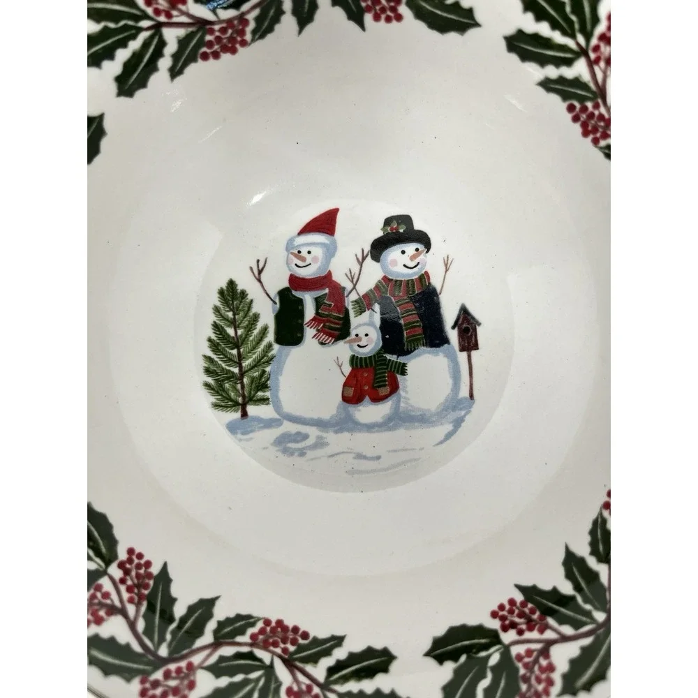 GEI Christmas Holly Berries Snowman 9.5
